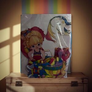 Vintage 1984 Hallmark Rainbow Brite Paper Doll Set Starlite Unicorn & Twink